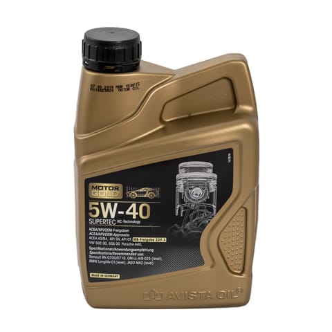 Variklio alyva 5W40, 1 l, sintetinė