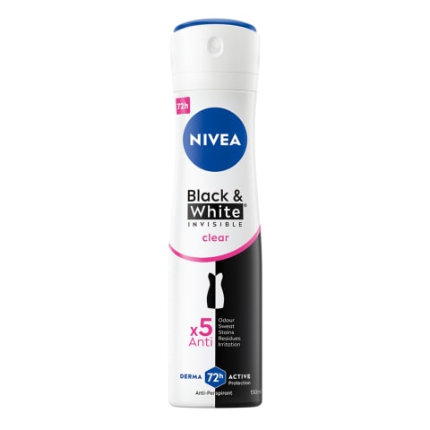 Deodorant Nivea black&white naiste 150ml