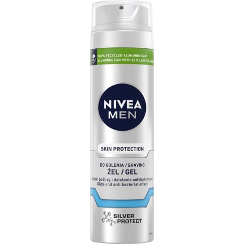 Skūšanās gēls Nivea silver protect