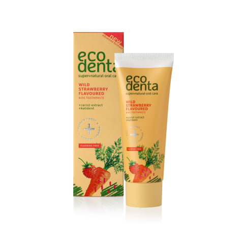 Vaik. dantų pasta morkų ekst., ECODENTA, 75ml