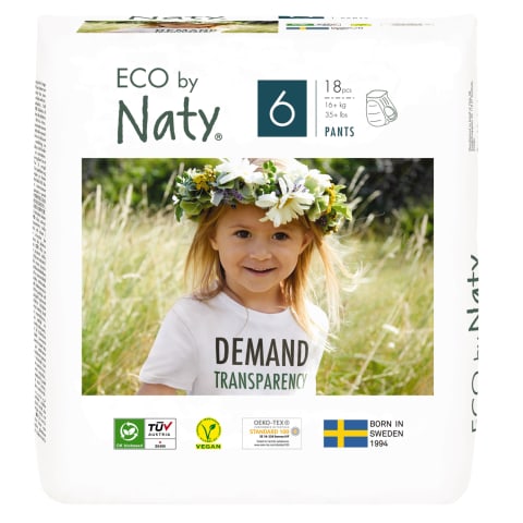 Biksītes Eco By Naty xl 16+kg 18gb