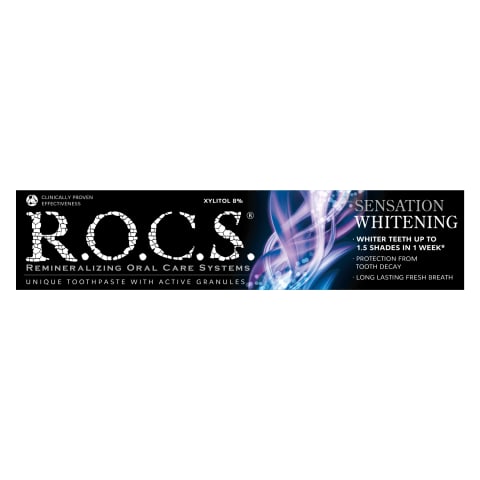 Dantų pasta R.O.C.S. SENSATION WHITE, 60ml