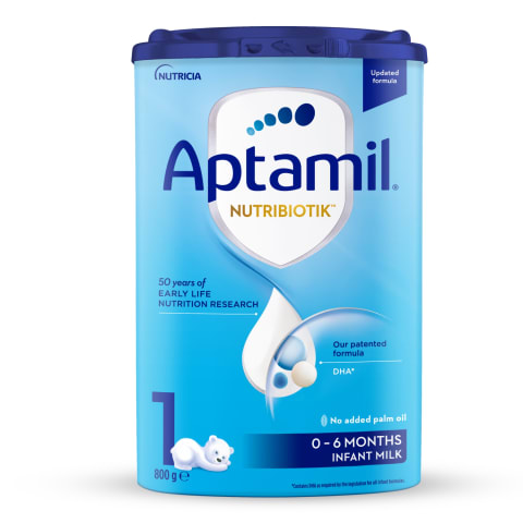 Pieno mišinys APTAMIL 1, 0 mėn, 800 g