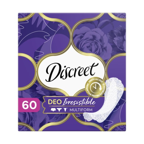 Higien. įklotai DISCREET IRRESISTIBLE, 60vnt.
