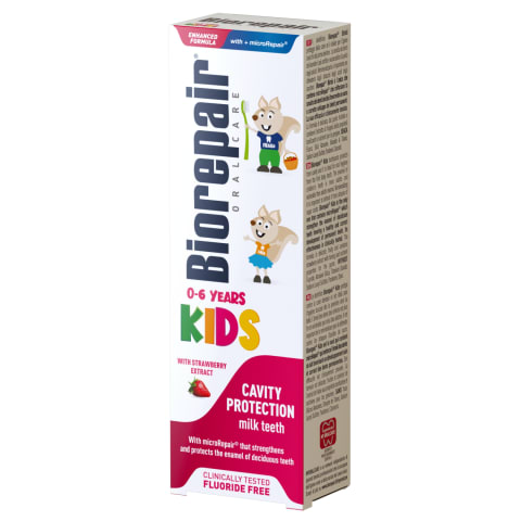 Zobu pasta bērn.BIOREPAIR Kids0-6g,50ml