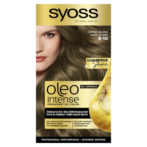 Juuksevärv Syoss oleo intense 6-10 tumeblond