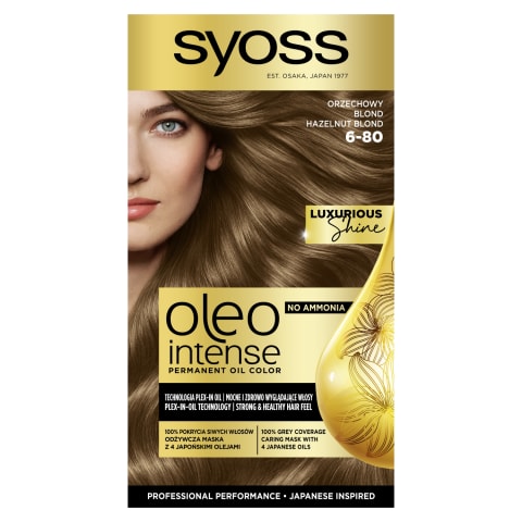 Püsivärv Syoss oleo int. 6-80 pähkelblond