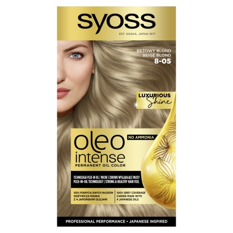 Juuksevärv Syoss Oleo intense 8-05 beežblond