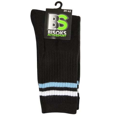 Vīr sport zeķes Bisoks 11022 black 39-42
