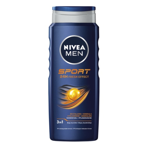 Vyriška dušo želė NIVEA MEN SPORT, 500ml