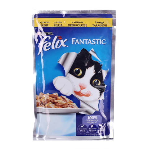 Ėd. su višt.suaug.katėms FELIX FANTASTIC,100g
