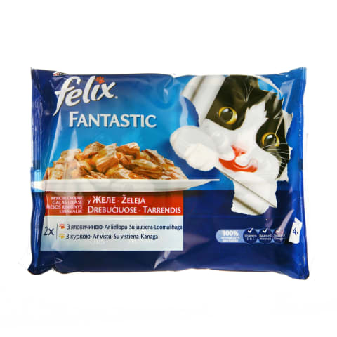 Kiisueine Felix Fantastic 4x100 g
