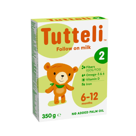Piena maisījums Tutteli 2 no 6 mēn. 350g