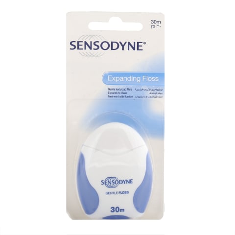 Tarpdančių siūlas SENSODYNE GENTLE FLOSS, 30m