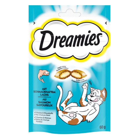 Kasside suupiste Dreamies lõhega 60g