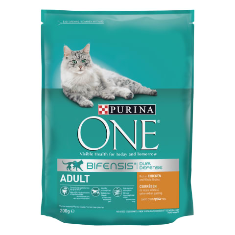 Kassisööt kuiv Purina One kana/nisu 200g