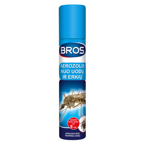 Purškiklis nuo uodų,erkių BROS,90ml