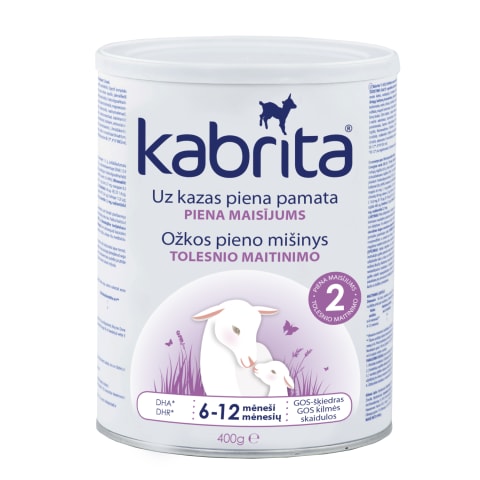 Kazas piena maisījums Kabrita 2 6m 400g