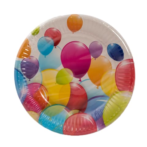 Papptaldrikud 19,5cm 10tk f.balloons