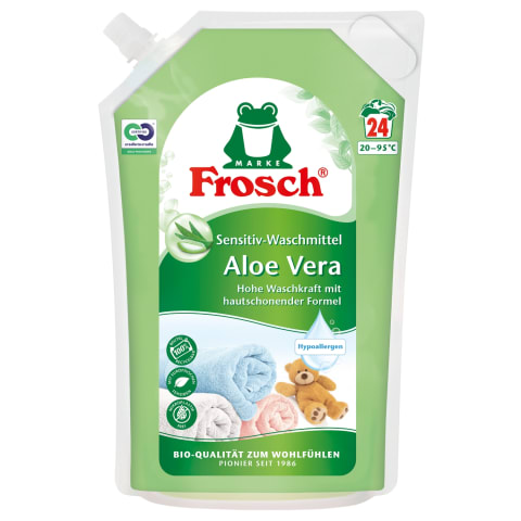 Mazgāšanas gels ar alveju FROSCH,1,8l