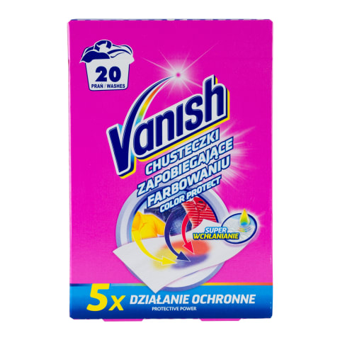 Salvetes Vanish Color Protect 20gab.