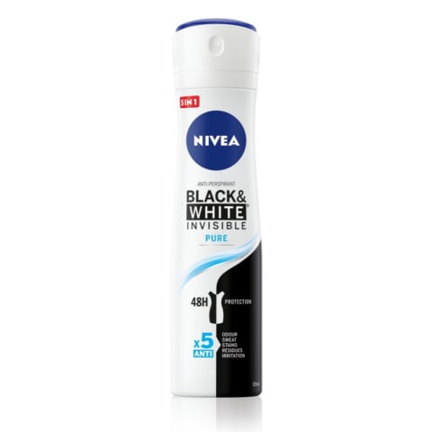 Dezod. Nivea invisible pure siev. 150ml