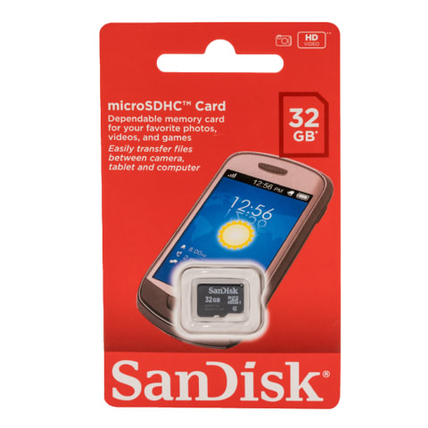 Atmin. kortelė SANDISK micro SDHC 32GB