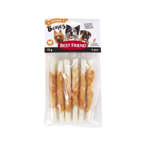 Närimispulk koertele Best Friend 6tk 75g