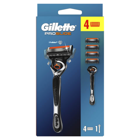 Sk. GILLETTE FUSION PROG.FLEXB.,1vnt.+3galv.