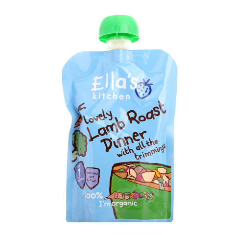 Biezenis Ella's Kitchen jēra gaļas 7m 130g