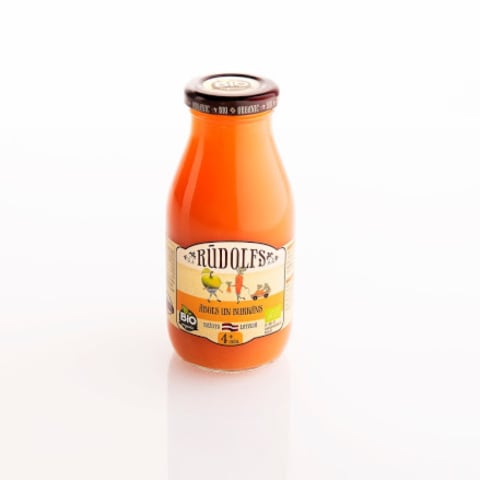 Biezsula Rūdols ābolu, burkānu BIO 260ml