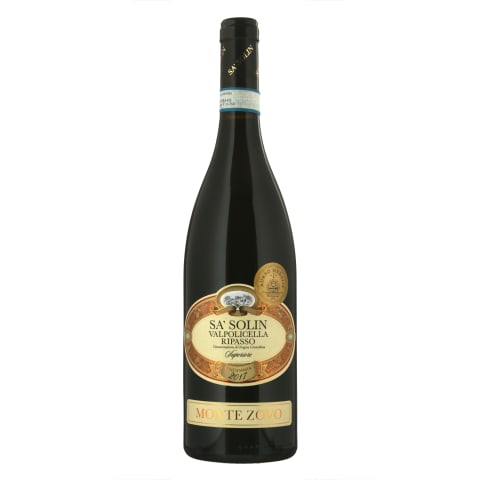 Raud.saus.vynas MONTE ZOVO RIPASSO S., 0,75l