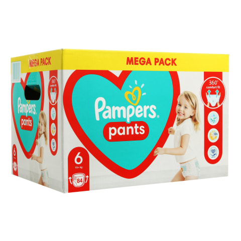 Sausk. PAMPERS PANTS MEGA BOX, 6 dyd.,88vnt.