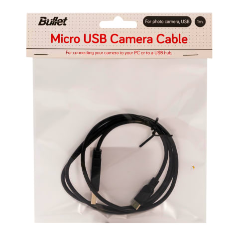 Fotoaparāta kabelis Bullet micro 1m