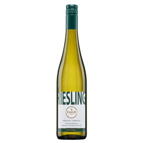 Kaitstud päritolunimetusega vein Faber Riesling Semi Dry 0,75l