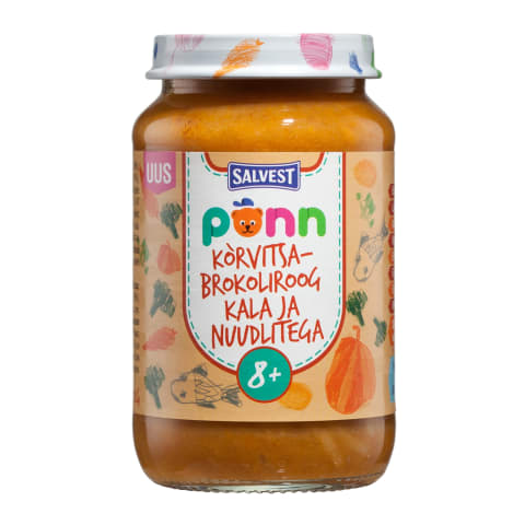 Püree Põnn Kõrvits-kala-nuudli 8k 190g