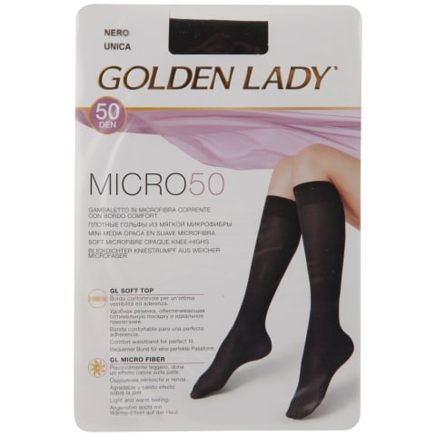 Põlvikud Golden Lady Micro 50den nero