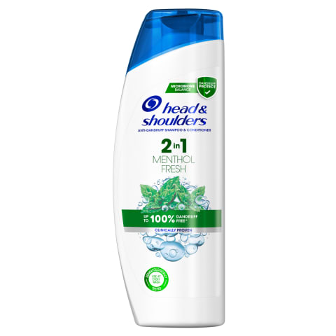 Šampūns H&S 2in1 MENTHOL, 360ML