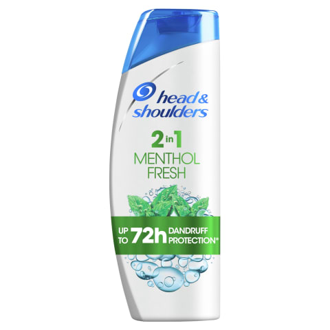 Šampūns H&S Menthol 2in1, 225ml