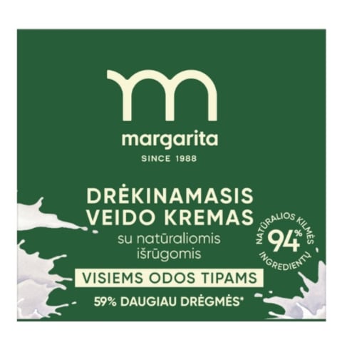 Drėkinamasis veido kremas MARGARITA, 50ml