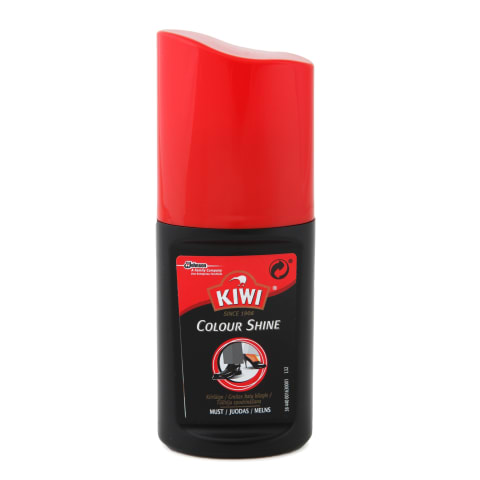 Juodas batų tepalas su aplikator. KIWI, 75ml
