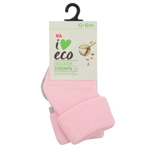 Beebi sokid I Love eco 0-6k, 2p