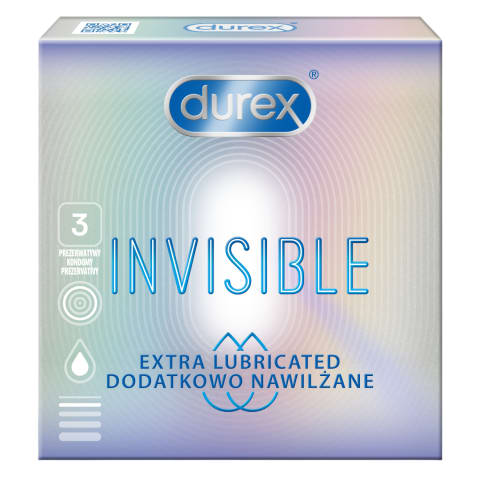 DUREX prezervatīvi Inv Extr Lubricat N3