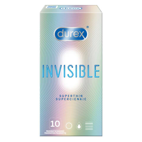 Kondoomid Durex Invisible Extra Sens. 10tk