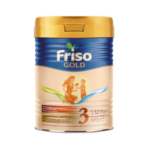 Pieno mišinys FRISO GOLD 3, 12 mėn, 400 g