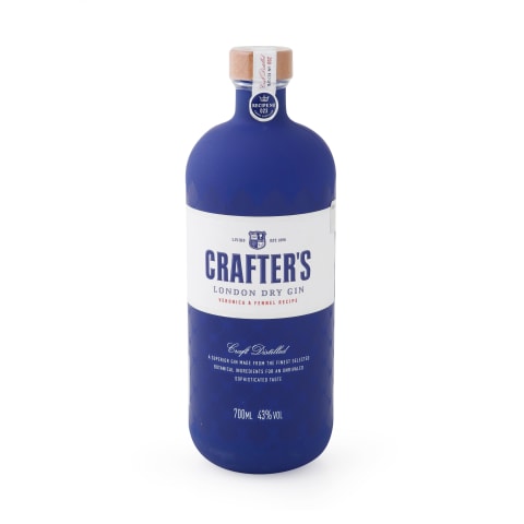 Džins Crafter's London Dry Gin 43% 0,7l