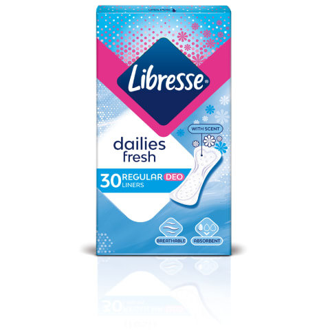 B.ieliktn. Libresse Deo Fresh 30gab.