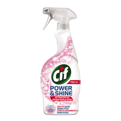 Antibakter.valiklis CIF Pow&Shine, 750ml