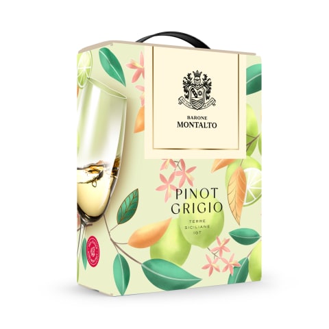 Kaitstud geograafilise tähisega vein Barone Monalto Pinot Grigio 12%vol 3l BIB