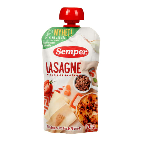 Biezp. Semper lazanja no 6 mēn. 120g